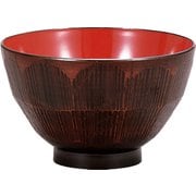 レンジはつり大汁椀 栃木目