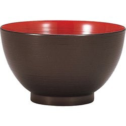 レンジ刷毛目汁椀 溜