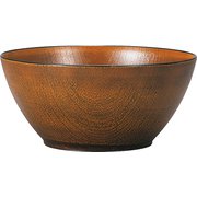 欅杢目ボウル（大） 栃塗