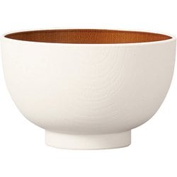 レンジ欅杢目大汁椀 ナチュール W&B