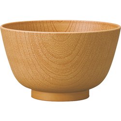 レンジ京型欅杢目丼 ナチュラル