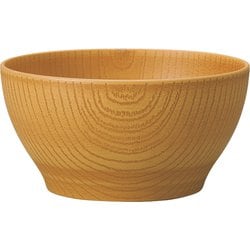 レンジ欅木目ボウル（小） ナチュラル