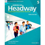 American Headway 3rd Edition Level 5 Student Book with Oxford Online Skills [洋書ELT]