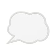 文字が書けるマグネットクリップ(バブルトーク)ホワイト Mag-On8101