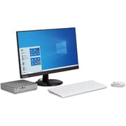 IdeaCentre Mini550i 23.8型液晶ディスプレイセットモデル/Core i5-10400T/SSD 256GB (PCIe NVMe/M.2)/メモリ 8GB/Windows 10 Home 64bit (日本語版)/Microsoft Office Home & Business 2019/ミネラルグレー JPMINI502