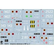 TRM35D72 ポーランド軍 ロケット砲用デカール Vol.3 [1/35スケール ミリタリー用デカール]