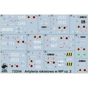TRM72D54 ポーランド軍 ロケット砲用デカール Vol.2 [1/72スケール ミリタリー用デカール]