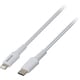 USB Type-C to Lightningケーブル 強靭タイプ 充電/転送 MFi認証 PD（パワーデリバリー)対応 1.0m ホワイト GH-ALTCTA100-WH