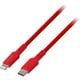 USB Type-C to Lightningケーブル 強靭タイプ 充電/転送 MFi認証 PD（パワーデリバリー)対応 1.0m レッド GH-ALTCTA100-RD