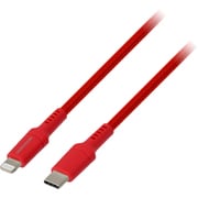USB Type-C to Lightningケーブル 強靭タイプ 充電/転送 MFi認証 PD(パワーデリバリー)対応 1.0m レッド GH-ALTCTA100-RD