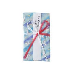 布で出来たご祝儀袋 レインボーユニコーン ブルー SB-8019H