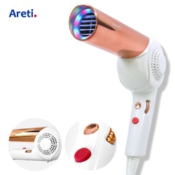 Areti(アレティ) 3色LED  ヘアドライヤー ピンクゴールド