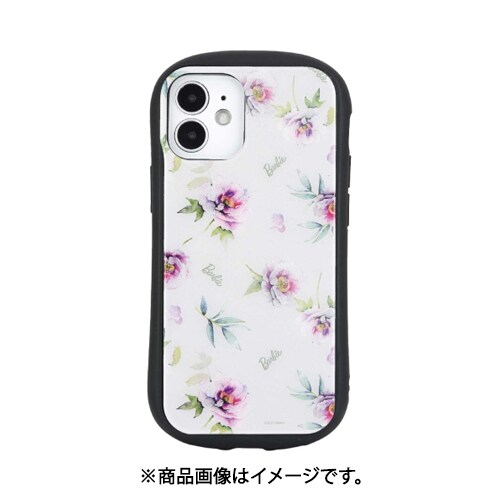 Bar 08b Barbie バービー Iphone 12 Mini 用 ハイブリッドガラスケース ハナ柄 Ied Tj