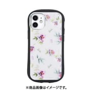 BAR-08B [Barbie（バービー） iPhone 12 mini 用 ハイブリッドガラスケース ハナ柄]