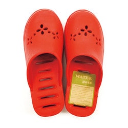 入浴介助用サンダル M（女性用） レッド