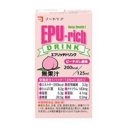 エプリッチドリンク（栄養補助飲料） ピーチオレ風味（125ml）24ホン