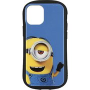 MINI-240B [ミニオンズ iPhone 12 mini 用 ハイブリッドガラスケース スチュアート]