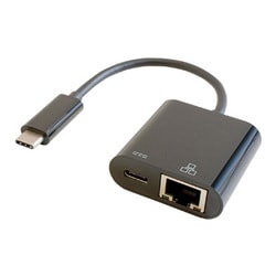 Type-C LAN変換アダプター（PD充電 対応）ブラック GP-CR45H/B