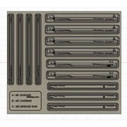 MJEZ35009 1/35 WWII 米 アメリカ陸軍小火器用スリングセット パート2 [プラモデル用パーツ]