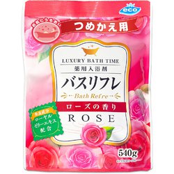 バスリフレ 入浴剤 つめかえ用 ローズの香り [入浴剤]