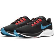 エアズームペガサス37 BQ9646 011 OFF NOIR/LT BLUE FURY-BRT CRIMSON-BLACK-WHITE 27cm [ランニングシューズ メンズ]