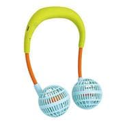 ネックファン WFan（ダブルファン） ハンズフリー ミニ ライムグリーン＆ミント DFMN215LG