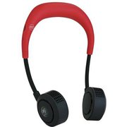 ネックファン WFan(ダブルファン) ハンズフリー ヨガシロッコ レッド DFYS213RD
