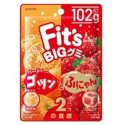 Fit'sグミ<ゴツンとふにゃん>みかん&いちご 102g