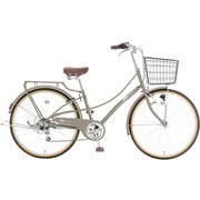 シティサイクル ベレッグ266S グレージュ TCD66S