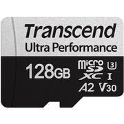 Ultra Performance microSDXCカード 128GB Class10 UHS-I U3 V30 A2 アダプタ付 TS128GUSD340S