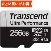 Ultra Performance microSDXCカード 256GB Class10 UHS-I U3 V30 A2 アダプタ付 TS256GUSD340S