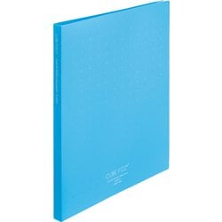 CUBE FIZZ クリヤーブック A4 24P ブルー N6000-8