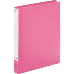CUBE FIZZ パンチレスファイルワンタッチ ピンク F7032-12