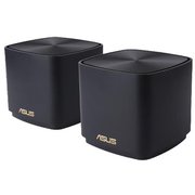 11AX(Wi-Fi6)対応 デュアルバンドメッシュルーター ZenWiFi XD4 2個パック ブラック ZENWIFI/XD4/2-PACK/BLACK