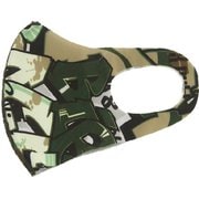 洗える水着素材3Dマスク LOUD MASK 接触冷感・UPF50＋ フリーサイズ 1枚入 [770920 159 Tags Camo]