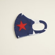 洗える水着素材3Dマスク LOUD MASK 接触冷感・UPF50＋ フリーサイズ 1枚入 [770920 263 Superstar-Navy]