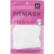 洗える水着素材3Dマスク CECILMcBEE レディースマスク 通気性・蒸れない・UPF50＋ Mサイズ（大人・女性向けサイズ） 2枚セット [990104 OWT/M]
