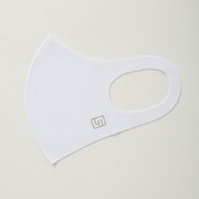 洗える水着素材3Dマスク LOUD MASK 接触冷感・UPF50＋ Mサイズ（大人向け・やや小さめ） 1枚入 [990703 999 White/M]