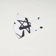 洗える水着素材3Dマスク LOUD MASK 接触冷感・UPF50＋ Mサイズ（大人向け・やや小さめ） 1枚入 [990703-1 118 Shooting Stars White/M]