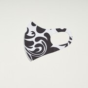 洗える水着素材3Dマスク LOUD MASK 接触冷感・UPF50＋ Lサイズ（大人向け・やや大きめ） 1枚入 [990704 103 Mlistletoe Black/L]