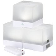アウトドア ランタン 蓄電 リモコンブロックライト-BA 74175030 3pcs