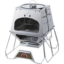 ロゴスザカマドエミワ バーベキューグリル＆焚火台 81064160