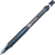 シャープペン 芯が折れないシャープペンシル デルガード タイプLX 0.5mm ノック式 金属グリップ 本体色:ブラウンK B-MA86-E-K