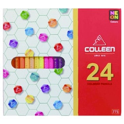 775六角 24色紙箱入リ色鉛筆 775-24