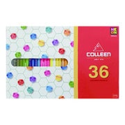 775六角 36色紙箱入リ色鉛筆 775-36