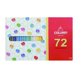 775六角 72色紙箱入リ色鉛筆 775-72