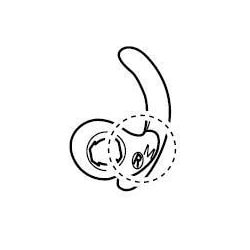 アークサポーター ホワイト R側 Mサイズ 501333811