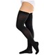 アンシルク・2 ストッキング・両足 つま先あり LL ブラック 弾性ストッキング 一般医療機器 18491