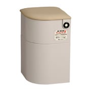 EV椅子トイレ用品付レザークッション ベージュ 690-011