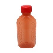 投薬瓶PPB茶（未滅菌） キャップ：赤 60cc（200ポンイリ）